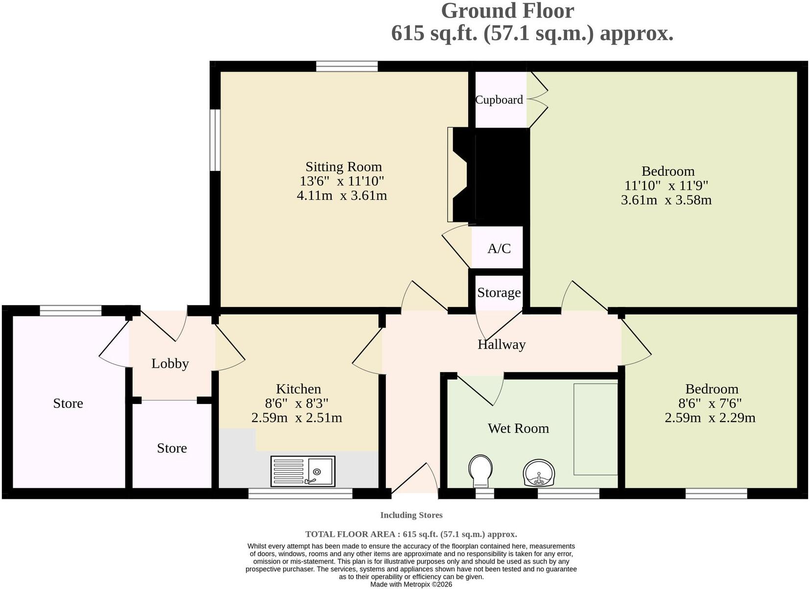 Rectory Road, Dickleburgh floorplan