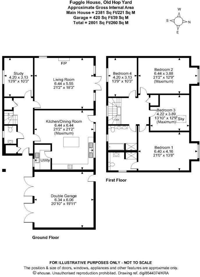Fuggle House, Old Hop Yard, Brierley, HR6 0NU floorplan