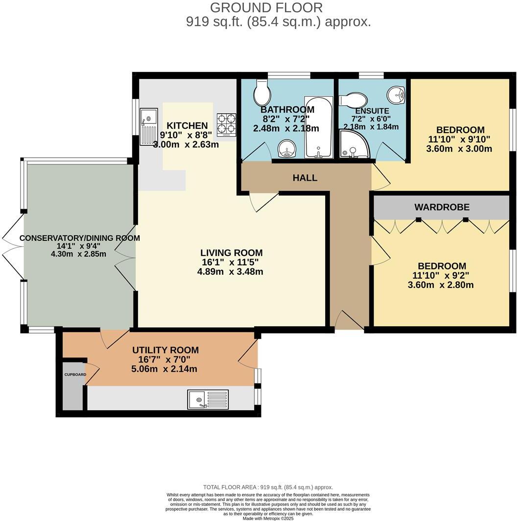 Grange View, Westleton floorplan