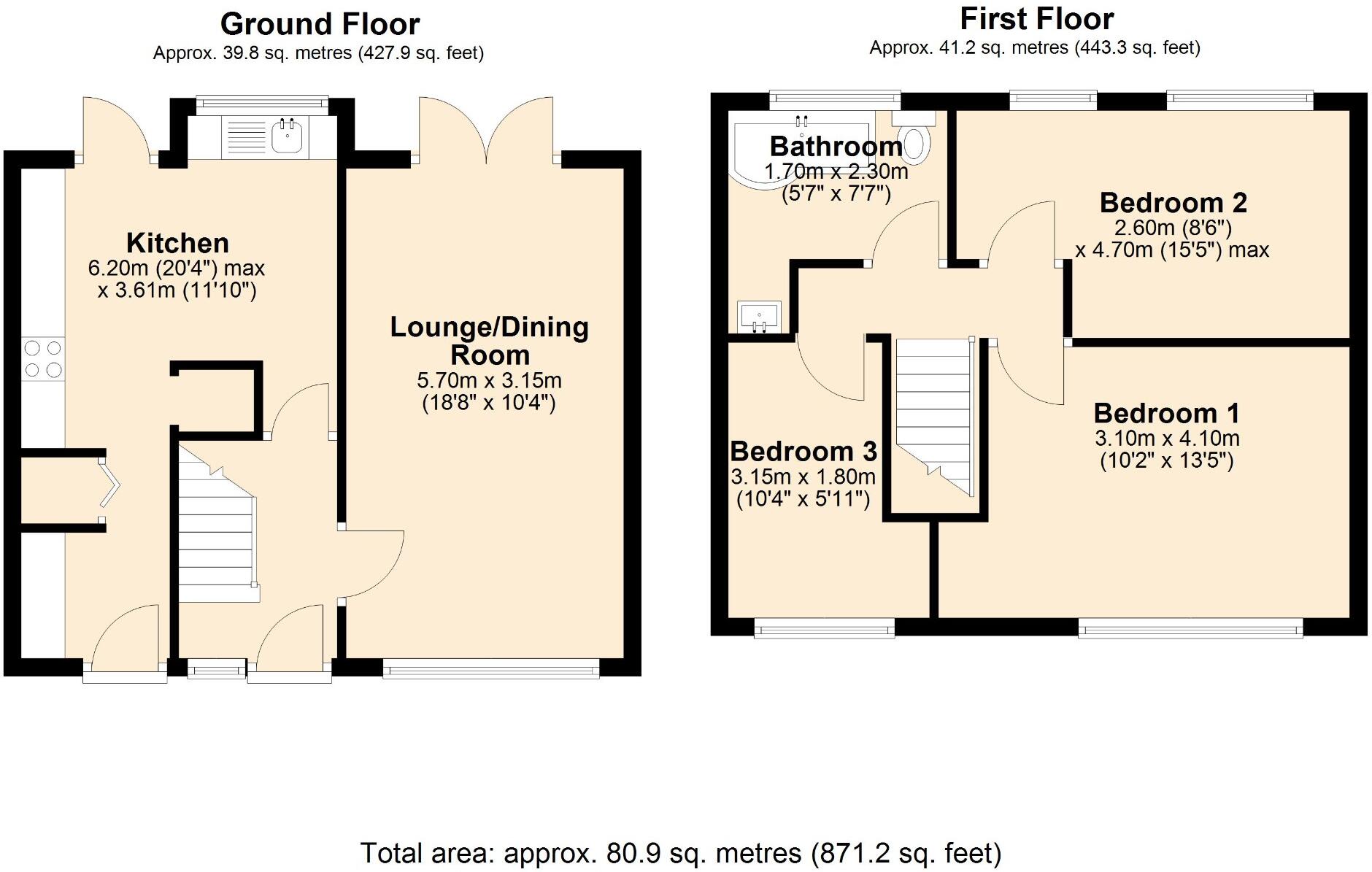 Greenwood Road, Manchester, Greater Manchester, M22 floorplan