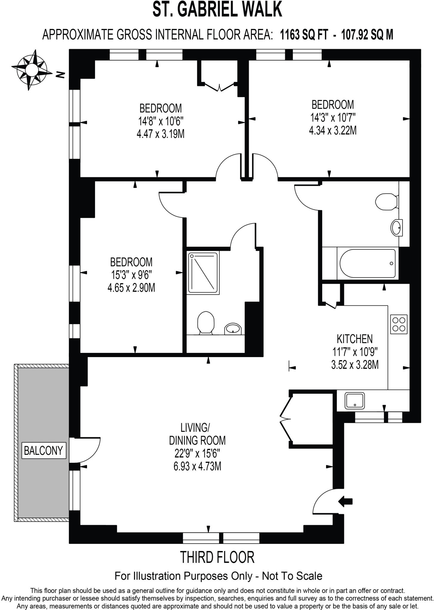 St Gabriel Walk, One The Elephant, Elephant & Castle, London, SE1 floorplan