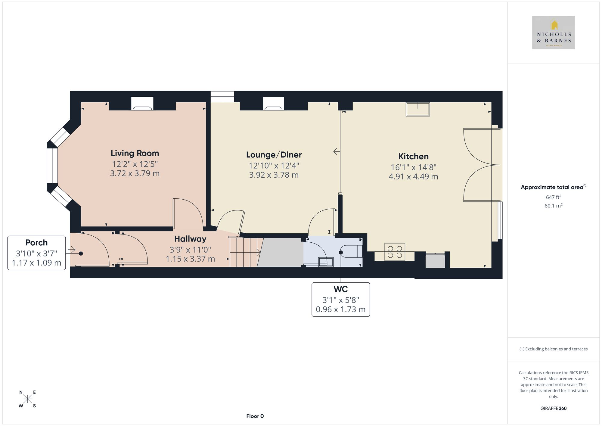 Walnut Street, Southport, PR8 floorplan
