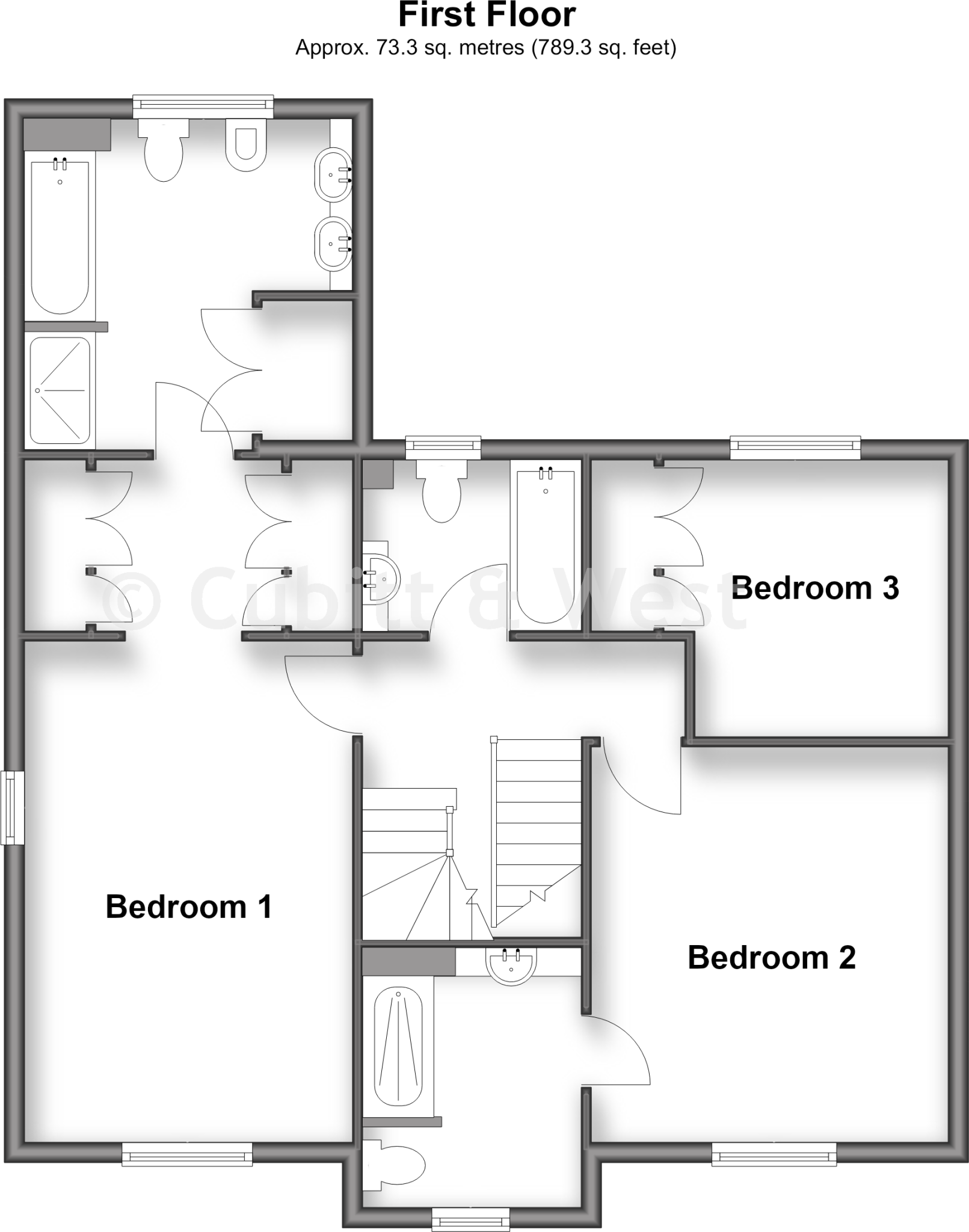 Railfield Gardens, Horley, Surrey floorplan