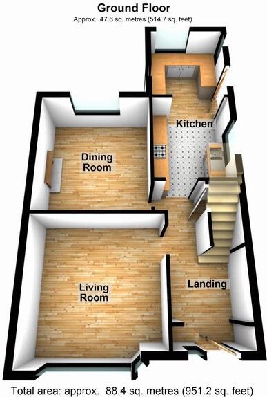 Oakdale Avenue, Stanground, PETERBOROUGH, PE2 floorplan