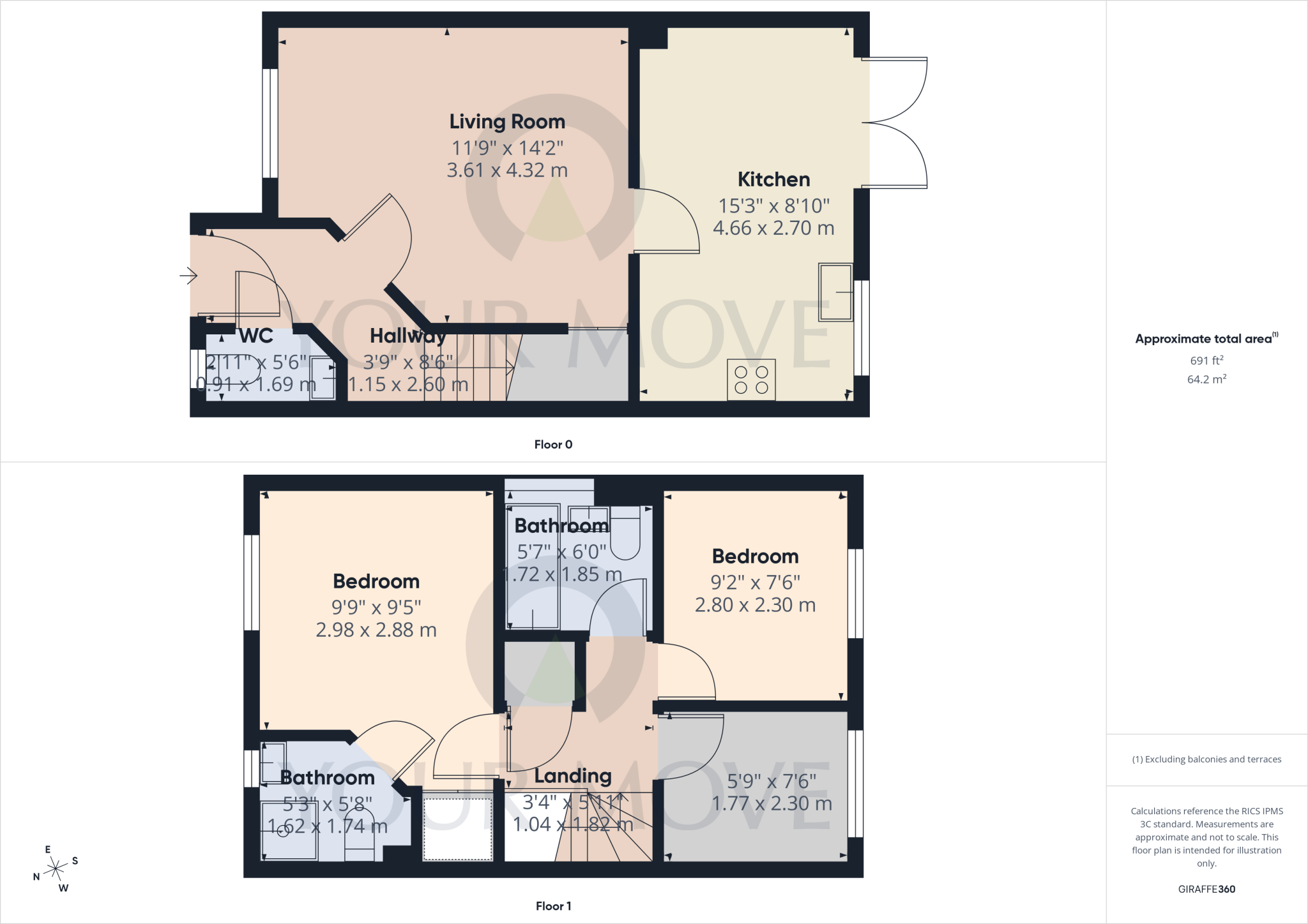 Electric Way, Birmingham, West Midlands, B11 floorplan