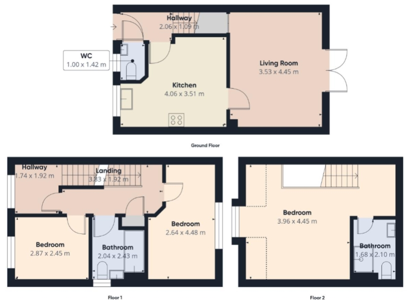 Bluebell Crescent, Walsall floorplan