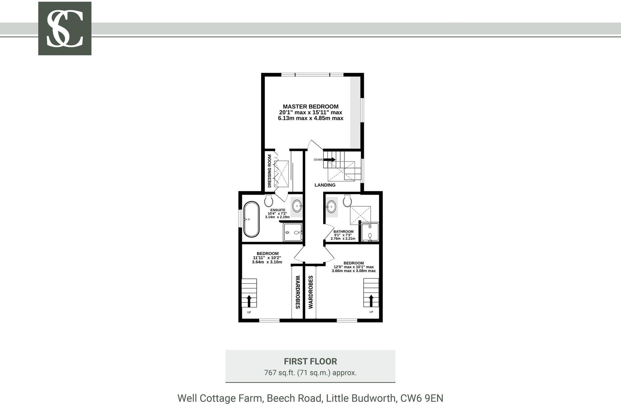 Well Cottage Farm, Beech Road, Little Budworth, CW6 9EN floorplan