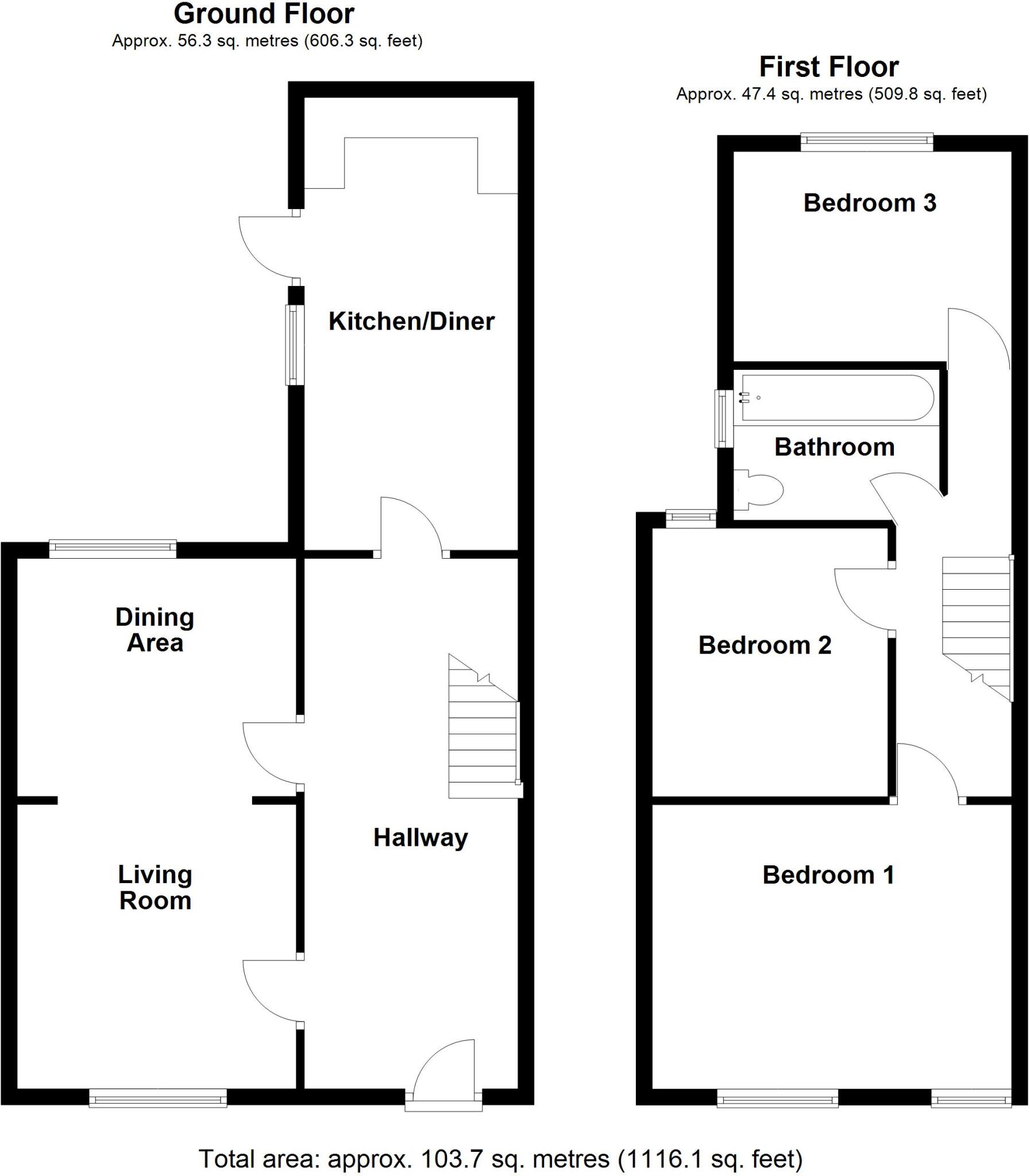 Woodlawn Street Whitstable CT5 floorplan