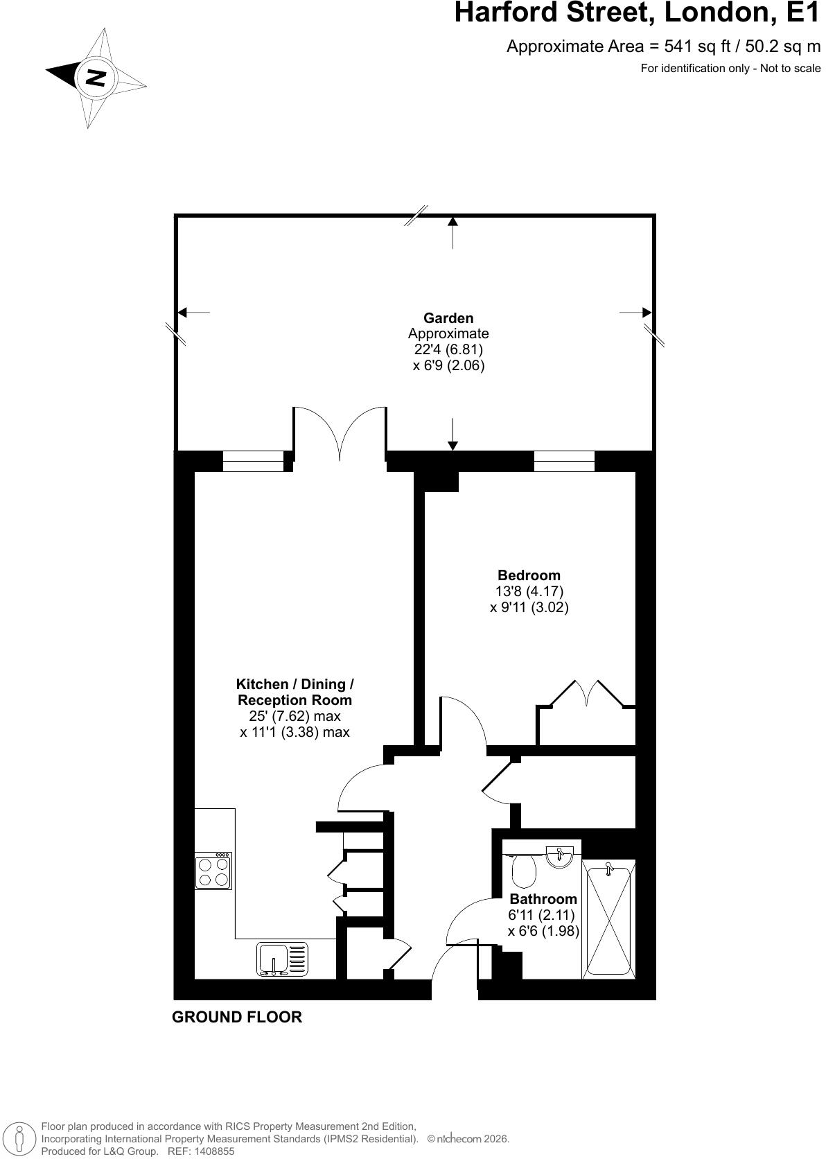 Harford Street, London, E1 4GF floorplan