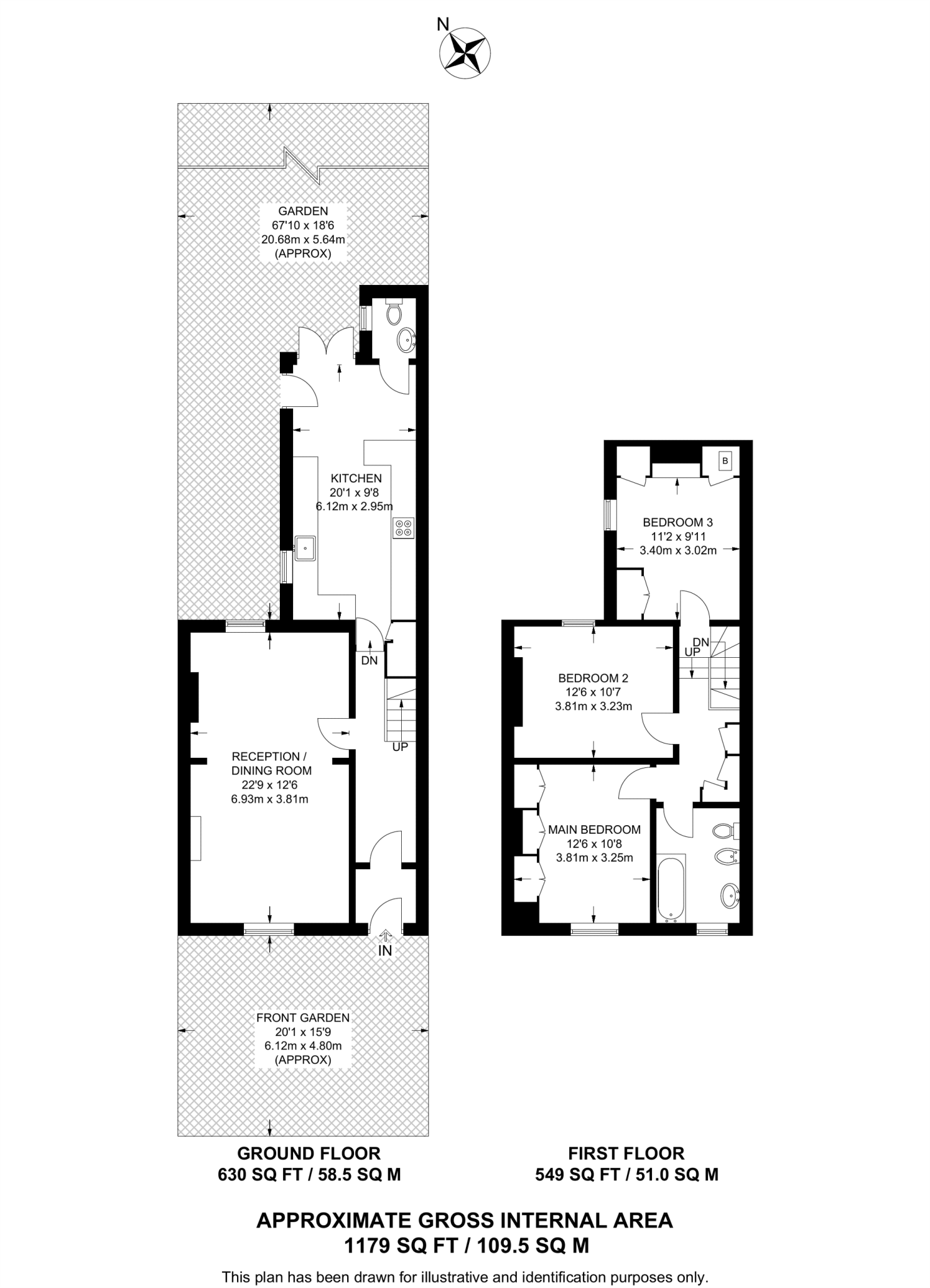 Claylands Road, Oval, London, SW8 floorplan