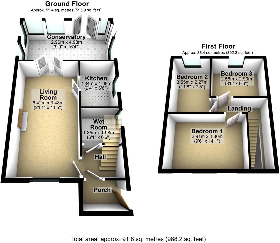 Comer Road, Cheddar floorplan