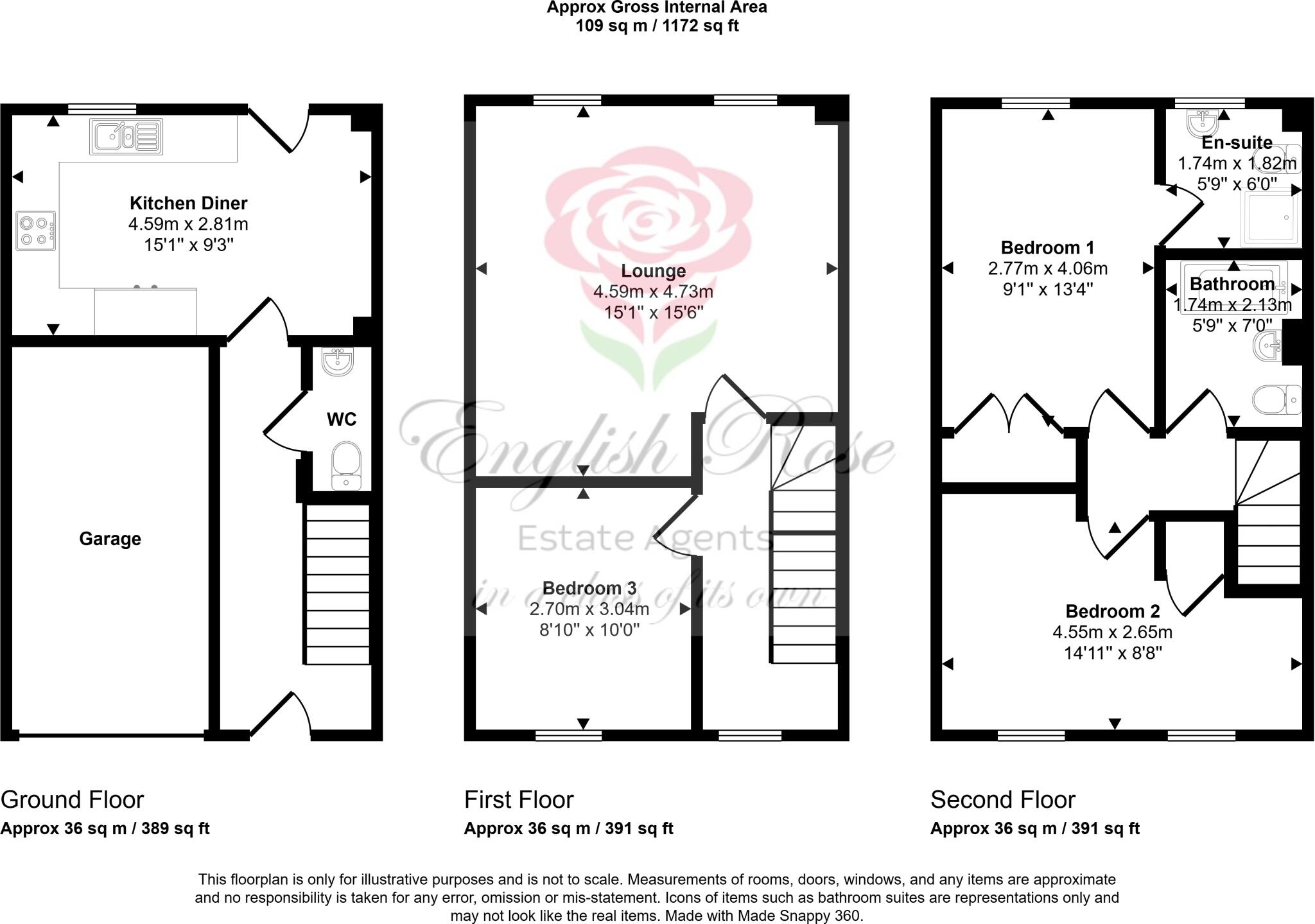 Sylvan Avenue, Kirkby In Ashfield floorplan