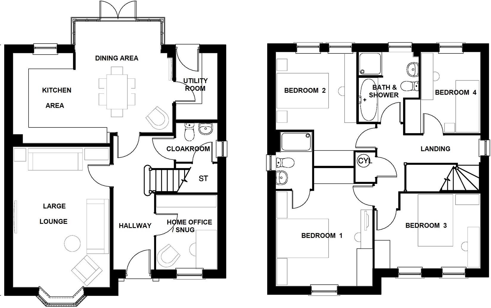 Cabourn Drive, Bingham floorplan