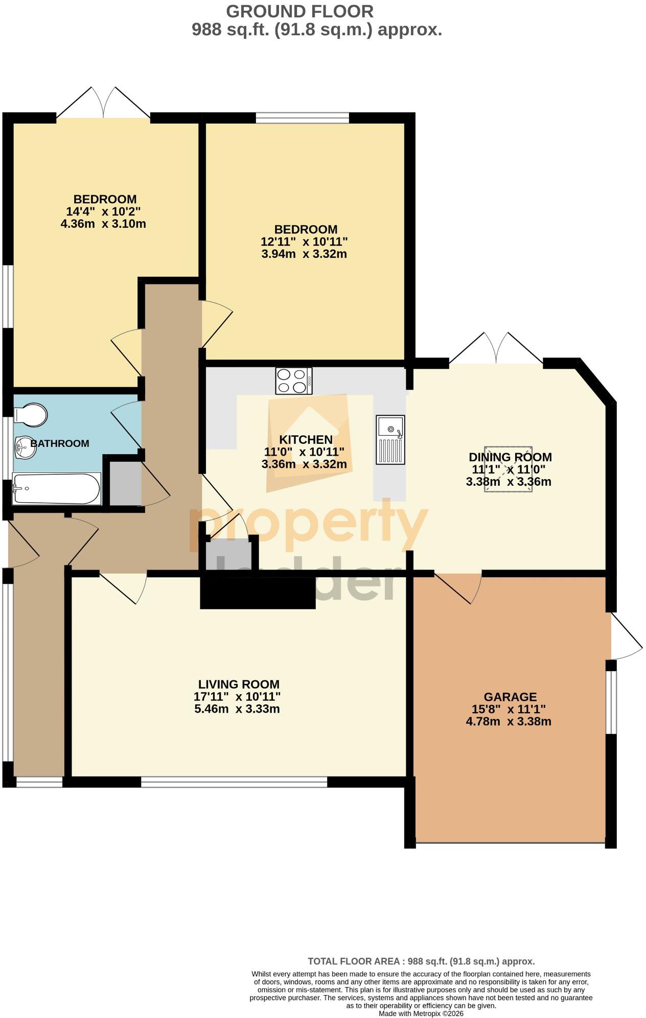 Sydney Road, Spixworth, NR10 floorplan