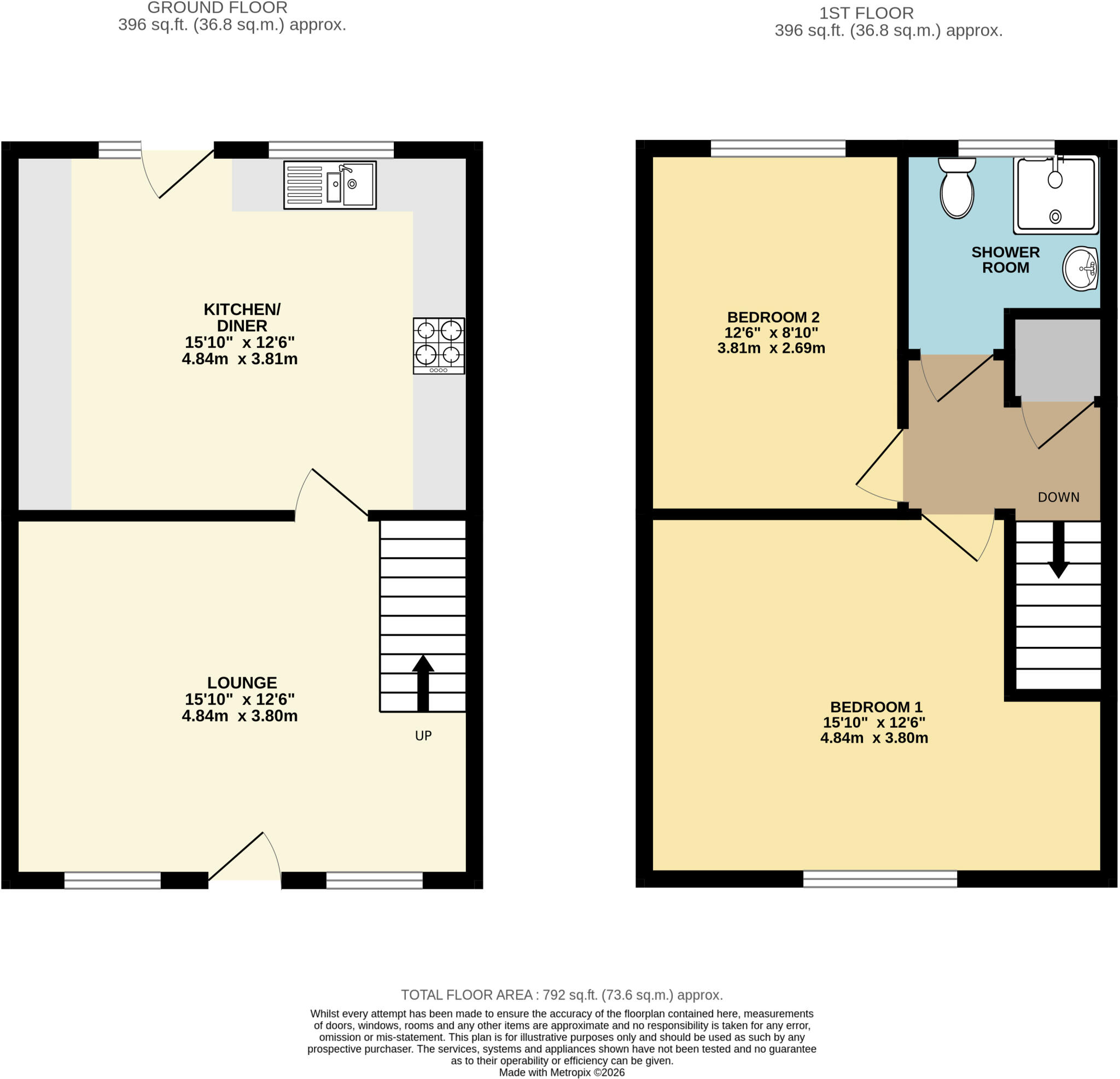 Churchside, Winterton, North Lincolnshire, DN15 floorplan