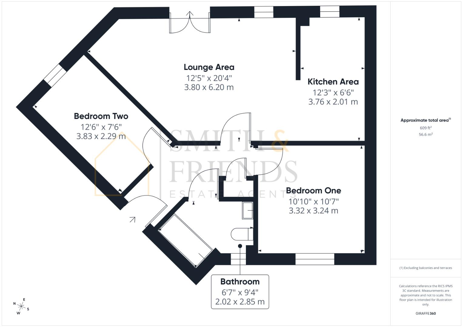 Strawberry Apartments, Bishop Cuthbert, Hartlepool floorplan