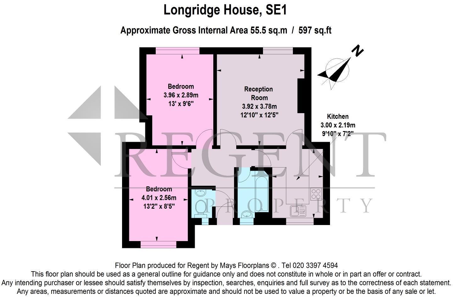 Longridge House, Falmouth Road, SE1  floorplan
