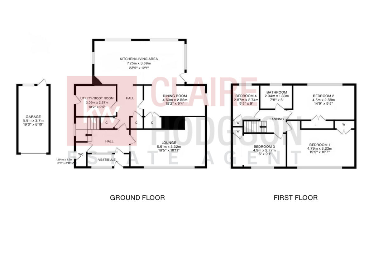 White Wisp Gardens, Dollar, FK14 floorplan