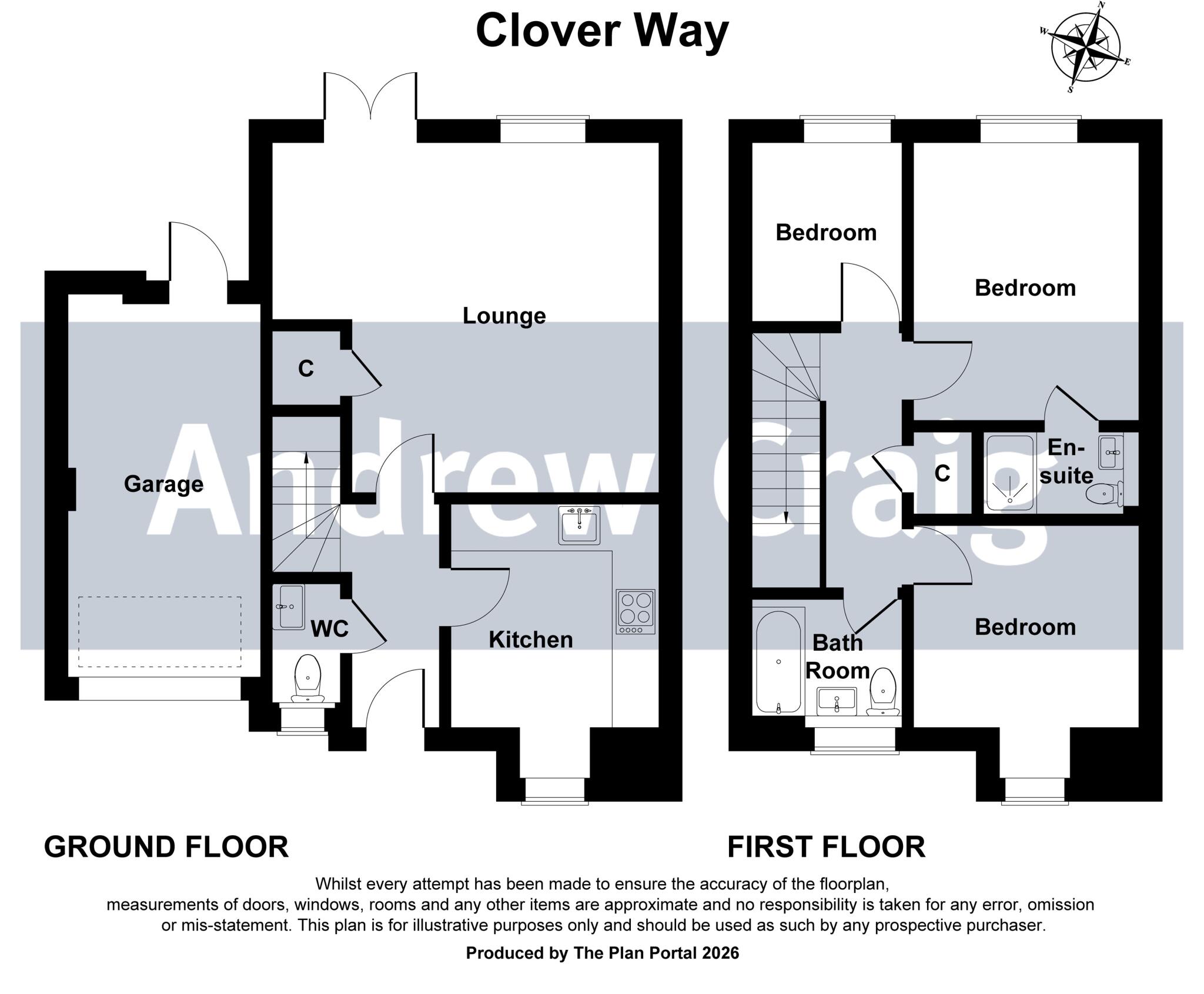 Clover Way, South Shields floorplan