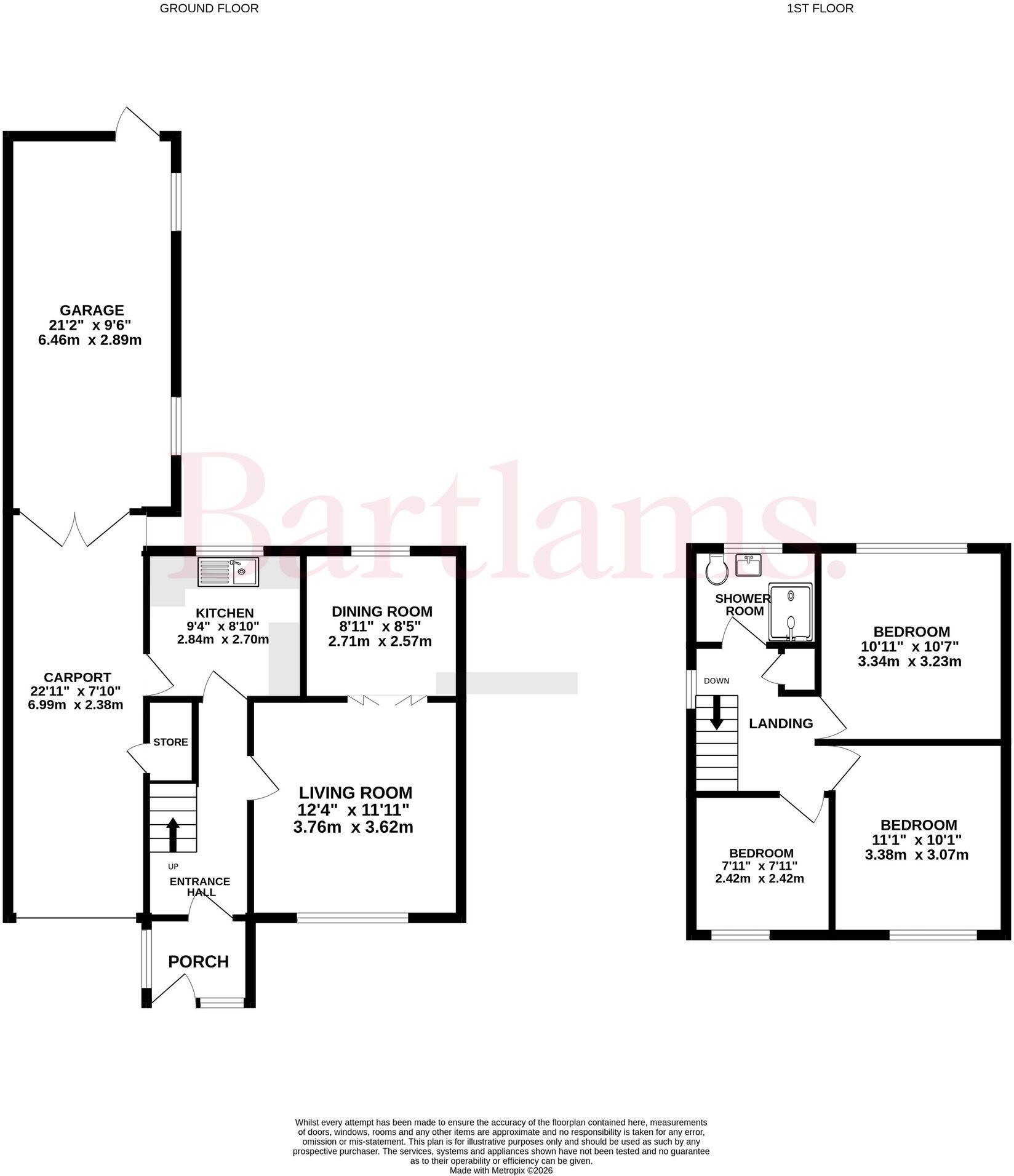 School Lane, Coven, WV9 floorplan