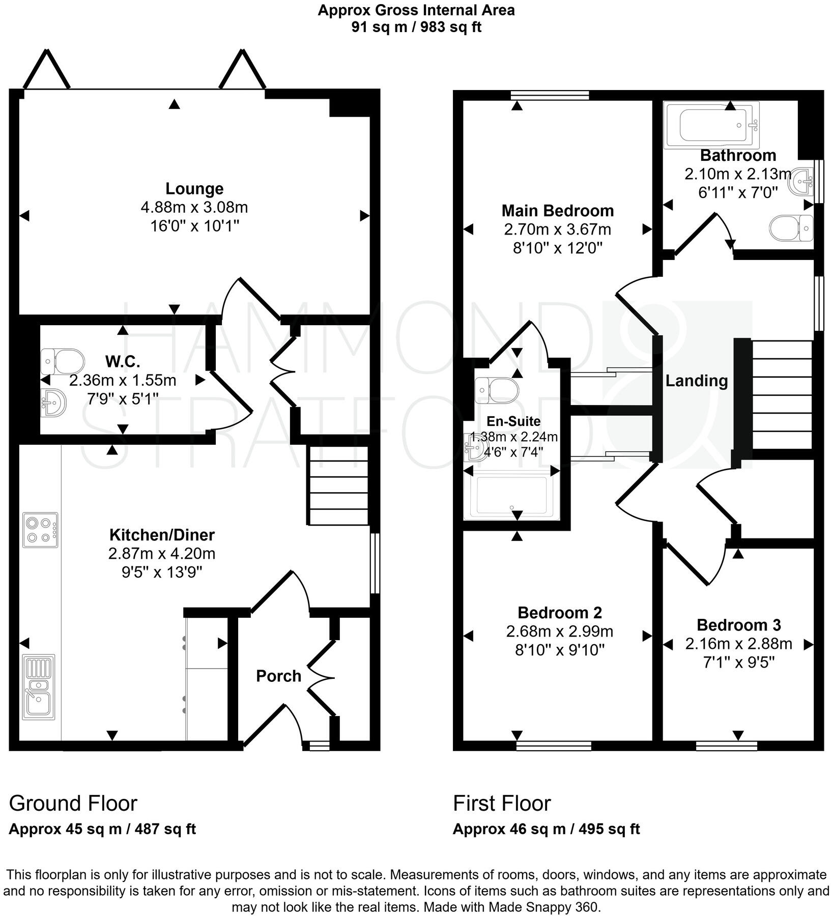 Barbastelle Crescent, Hethersett floorplan