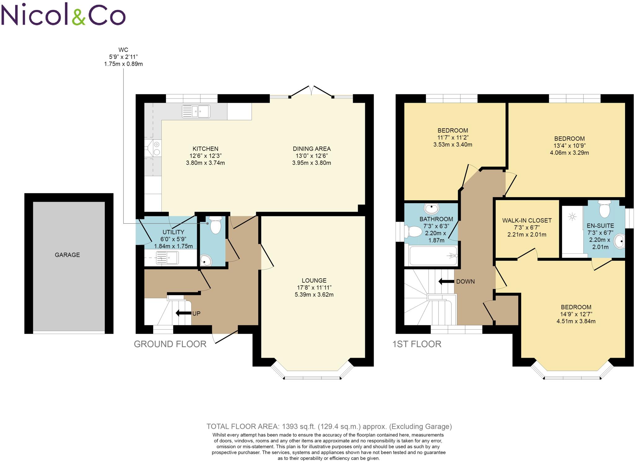Lark Piece, Droitwich Spa, Worcestershire, WR9 floorplan