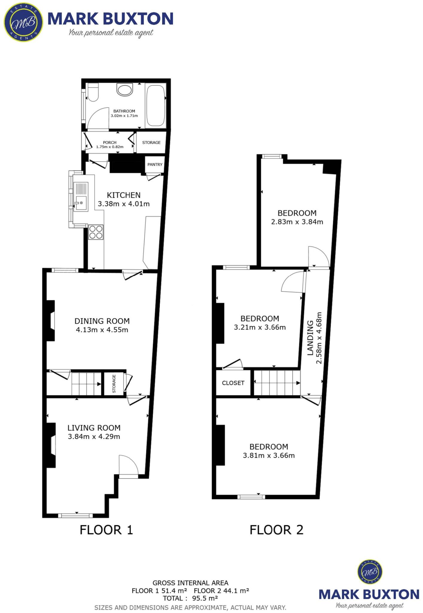 Heaton Terrace, Porthill, Newcastle under Lyme. ST5 8PA floorplan