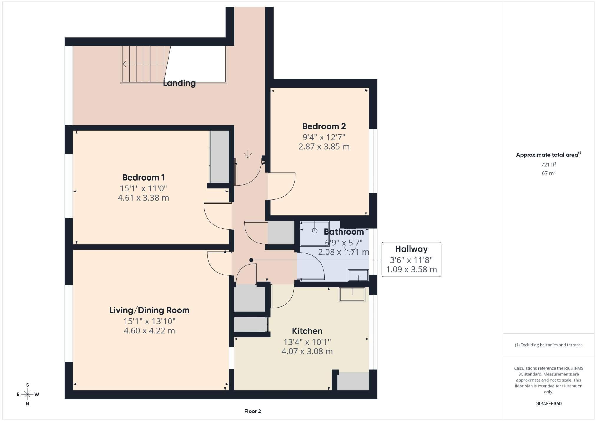 Philip Close, Cardiff. CF14 floorplan