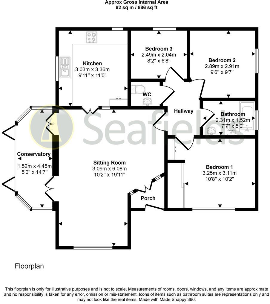 Westwood Road, Ryde, PO33 3BJ floorplan