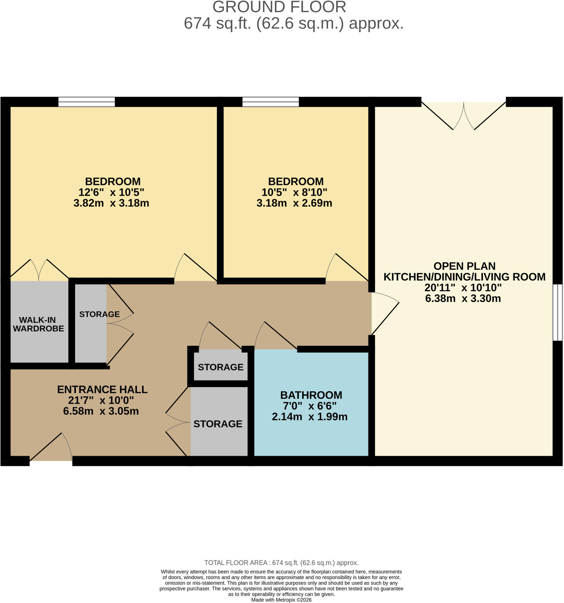 Hexham Grove, Houghton Regis, Dunstable, Bedfordshire, LU5 floorplan