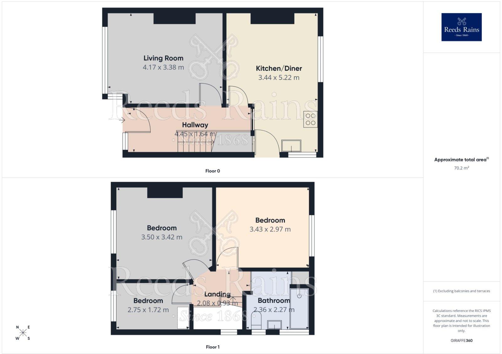 Green Hill Mount, Leeds, West Yorkshire, LS13 floorplan
