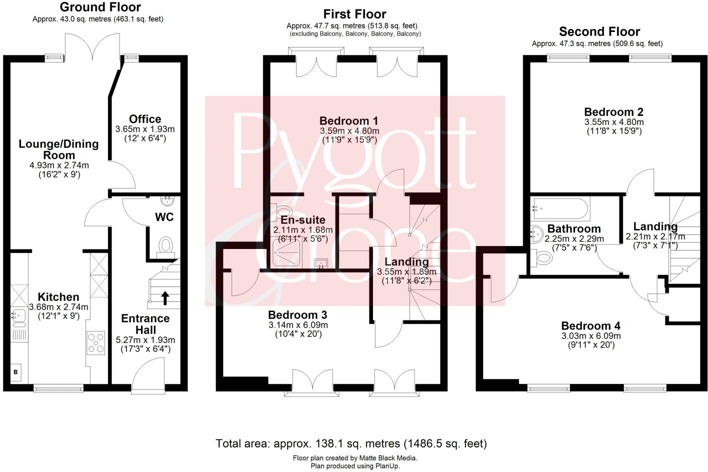 Oakham Terrace, Boston, Lincolnshire, PE21 floorplan