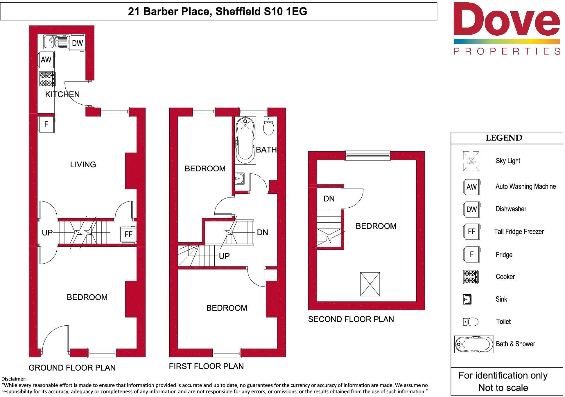 21 Barber Place, Crookesmoor floorplan