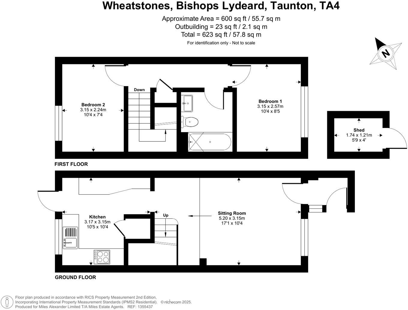 Wheatstones, Bishops Lydeard, Taunton floorplan