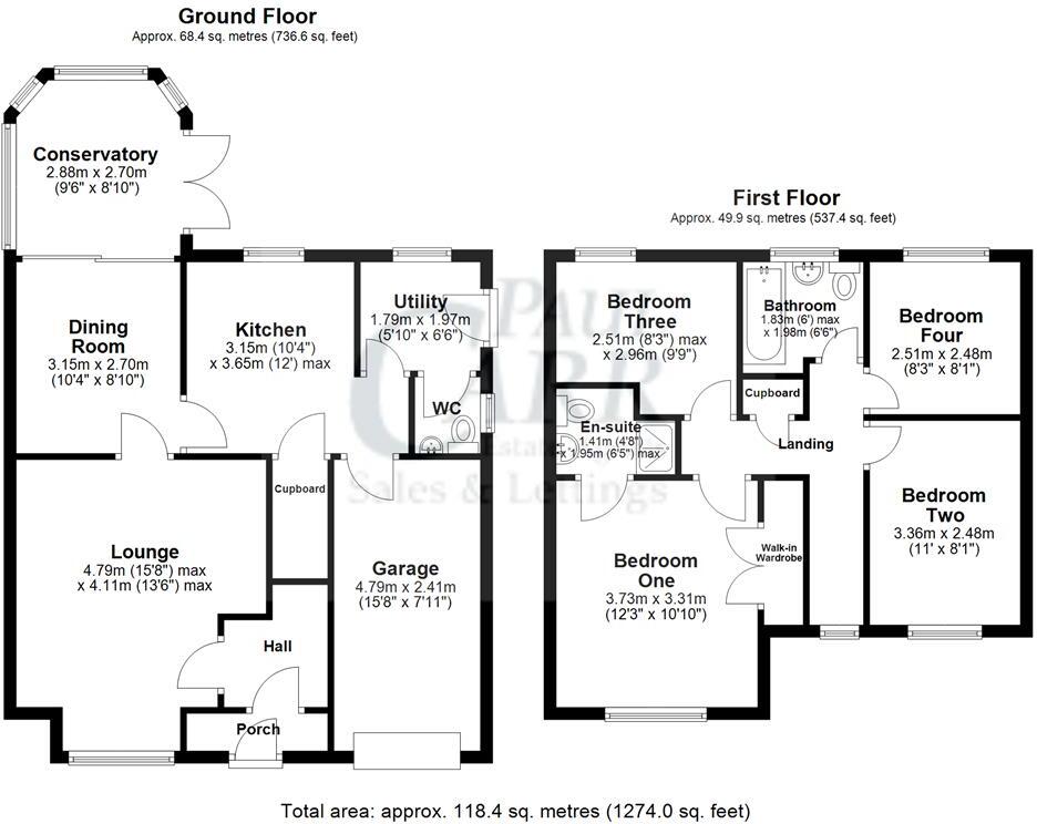 Ludlow Close, Heath Hayes floorplan