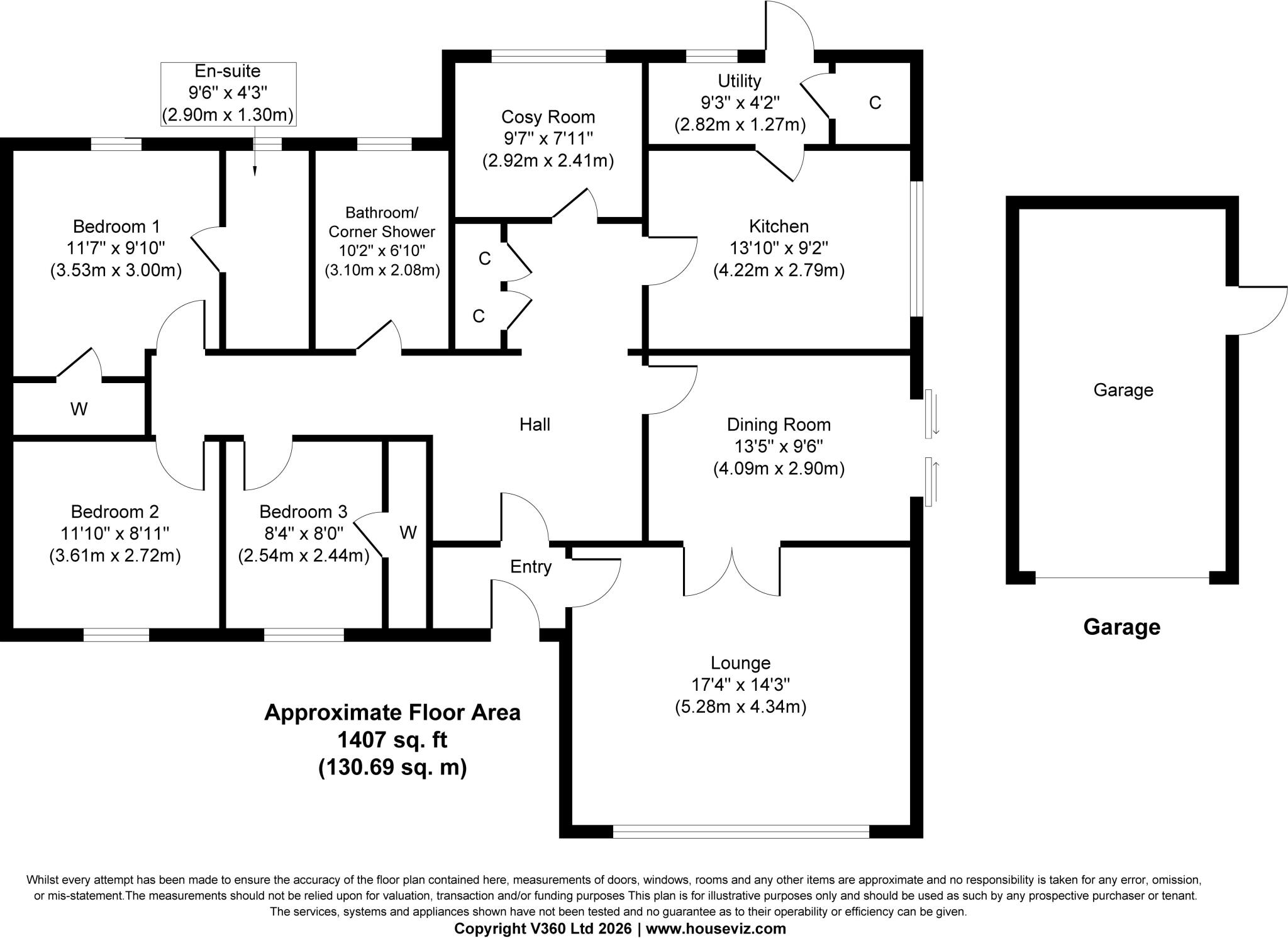 5, Arranview Gardens, Seamill, West Kilbride, North Ayrshire floorplan