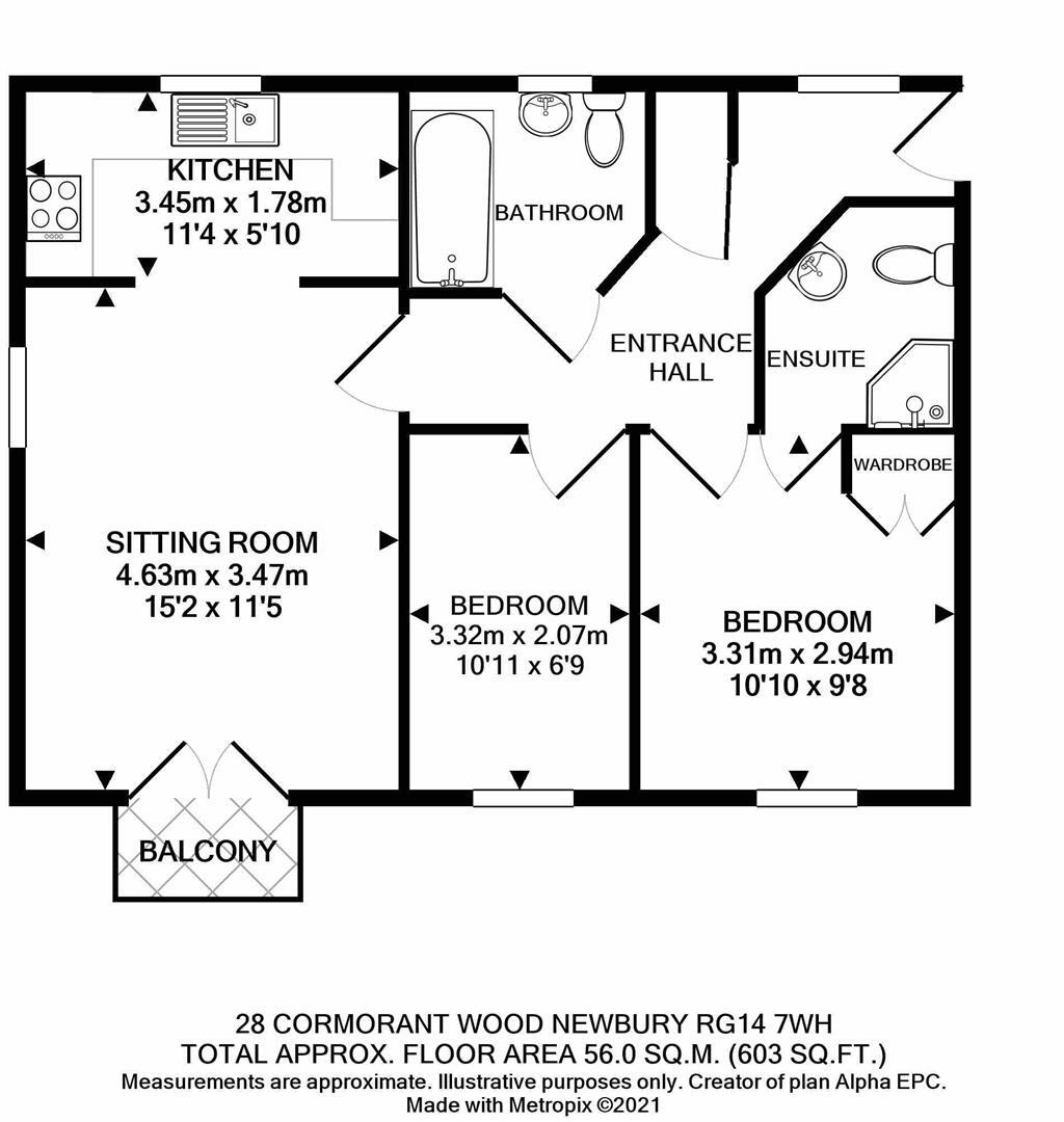 Cormorant Wood, Newbury floorplan