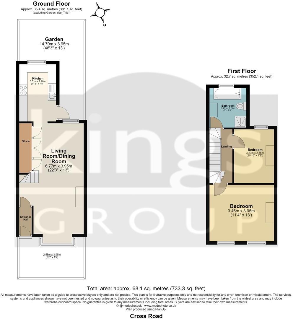 Cross Road, Enfield floorplan