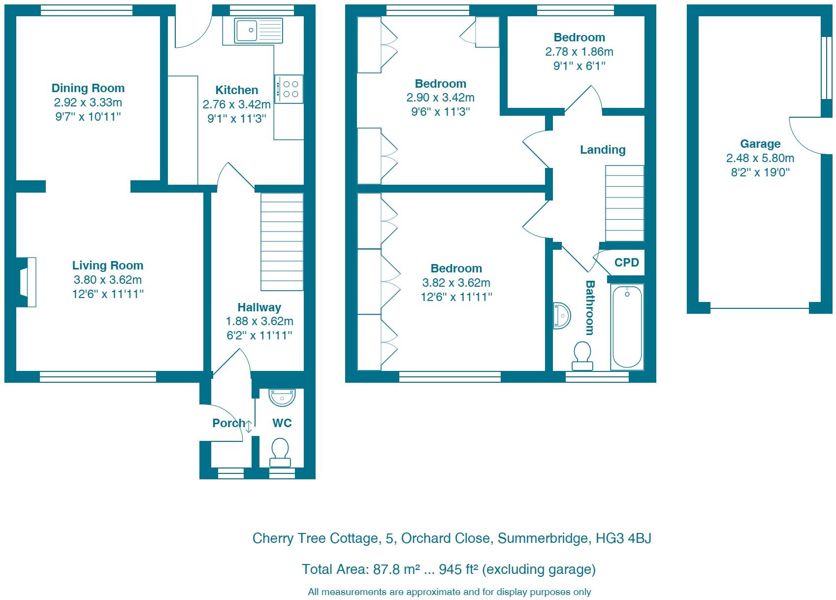 Orchard Close, Summerbridge floorplan