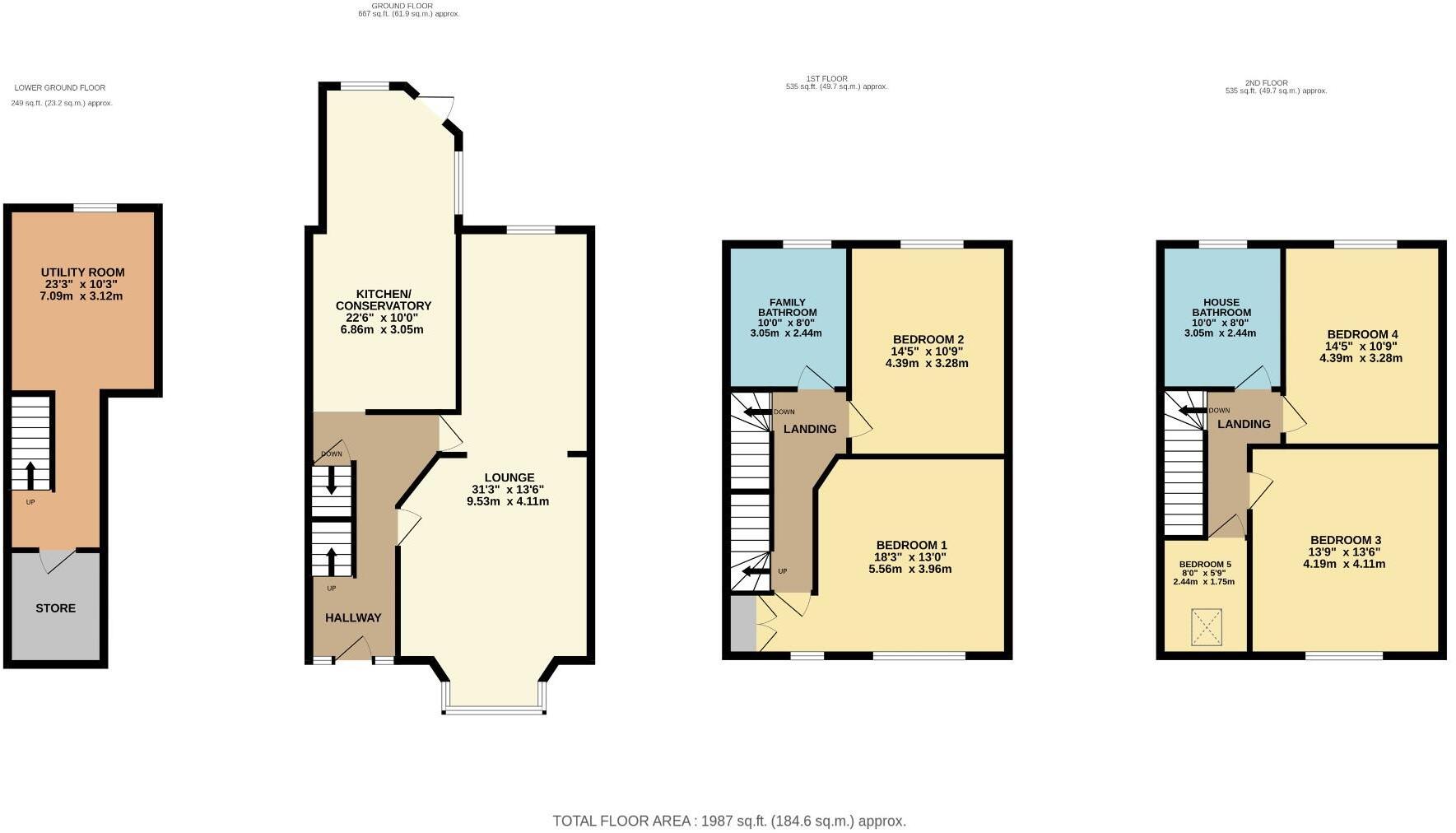 Dragon Parade, Harrogate floorplan