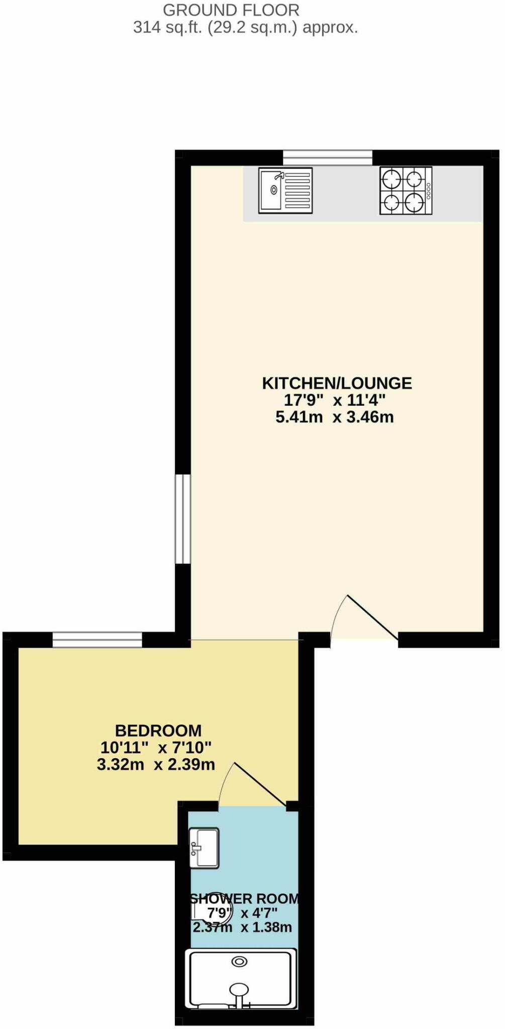Flat 6, 28 Milton Road, Swindon, SN1 5JA floorplan