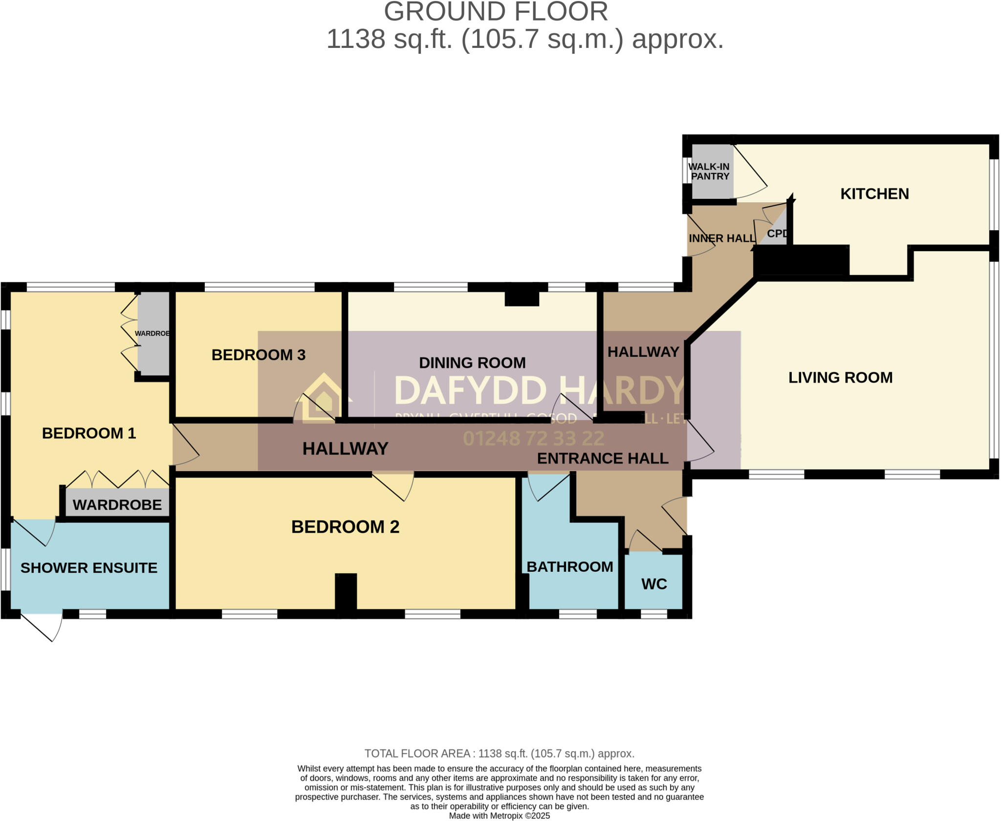 24, Morfa Drive, Conwy, LL32 floorplan