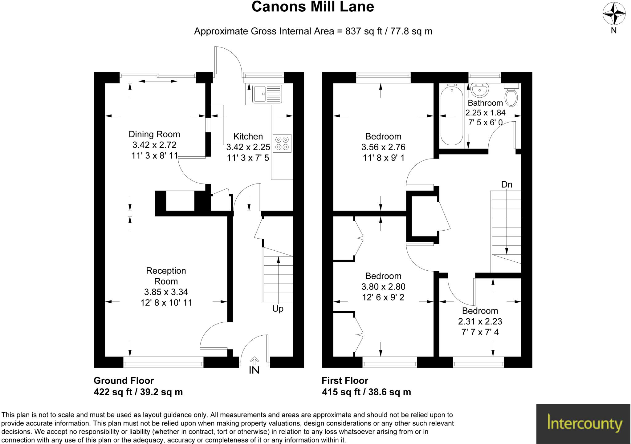 Cannons Mill Lane, Bishop's Stortford, Hertfordshire, CM23 floorplan