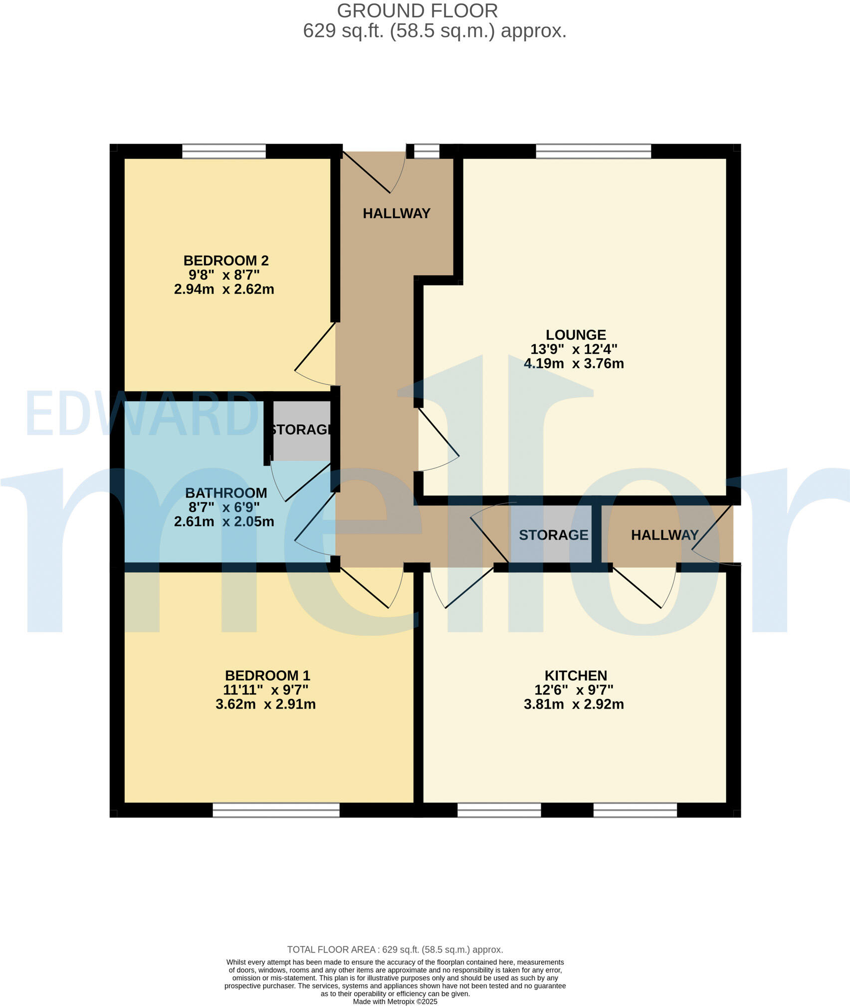 A Hibbert Lane, Marple floorplan