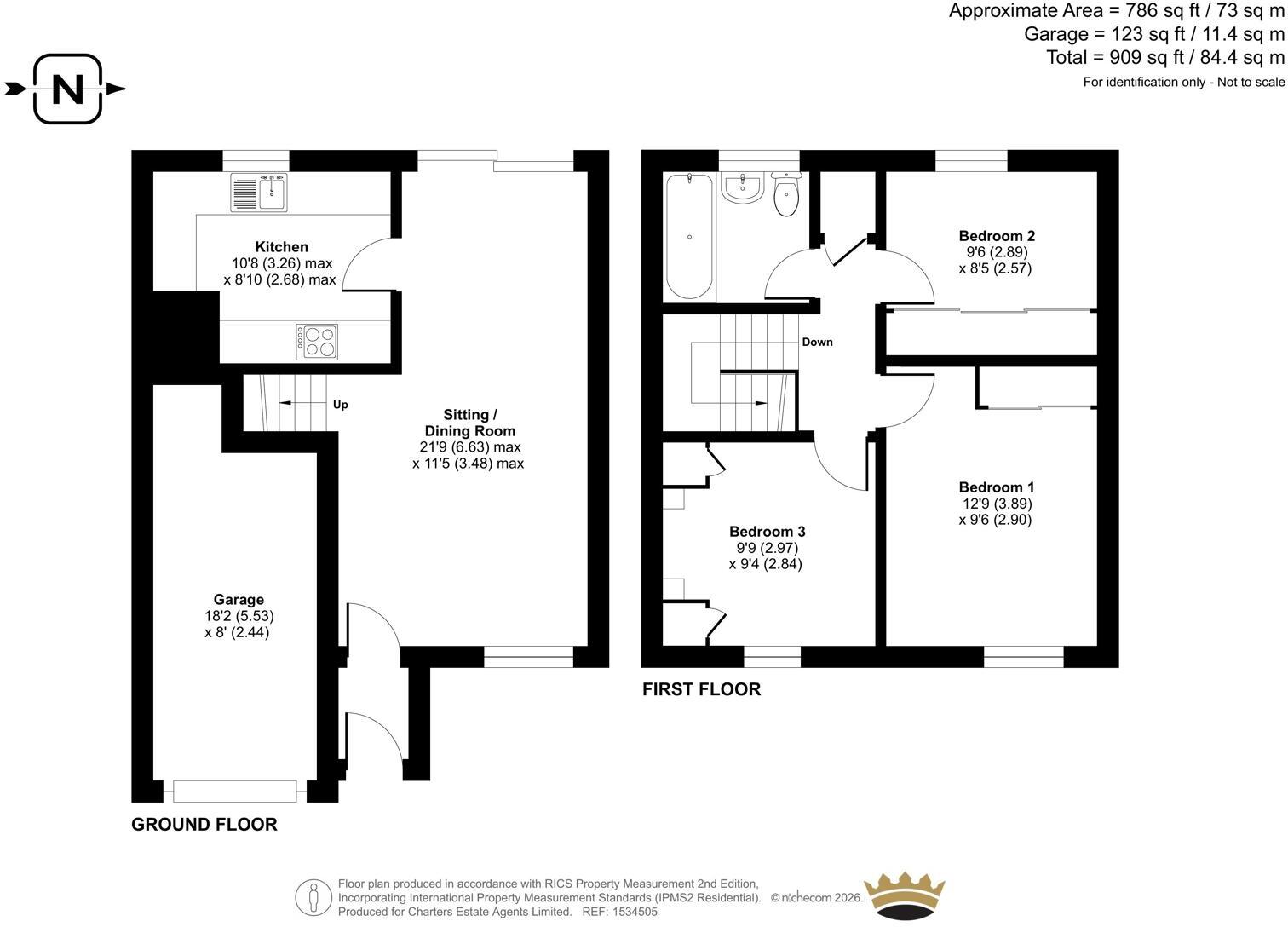 Speedwell Close, Locks Heath, Southampton, Hampshire, SO31 floorplan
