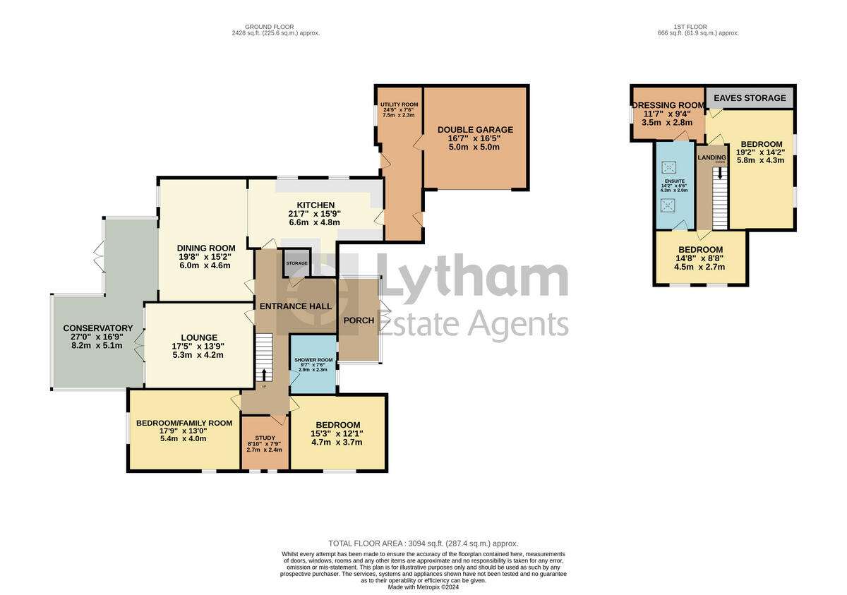 King Edward Avenue, Lytham St. Annes, FY8 floorplan