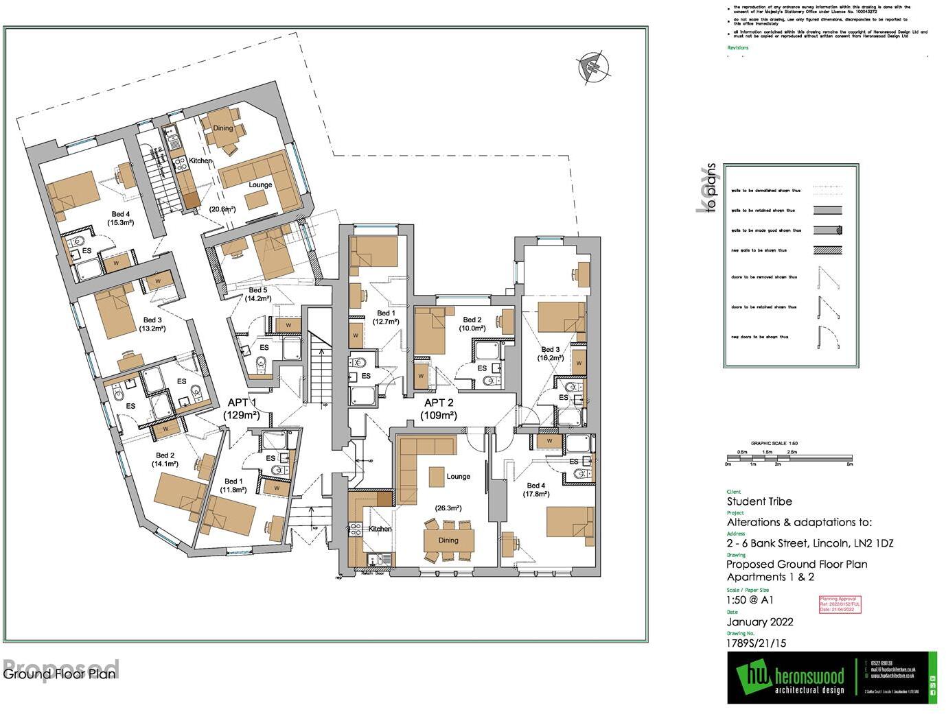 27/28 - Bank Street - En Suite Student Apartment floorplan