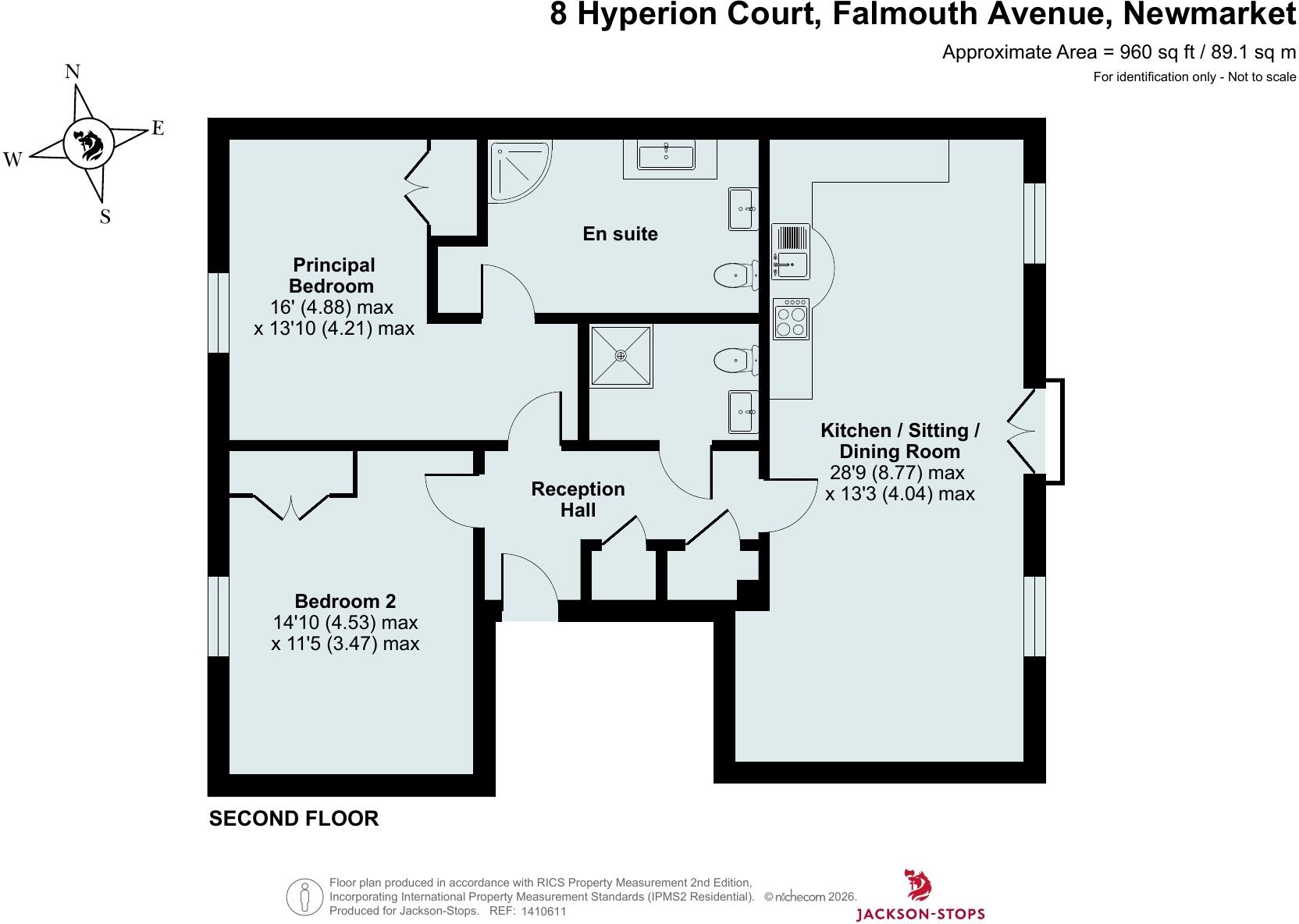 8, Hyperion Court, Falmouth Avenue, Newmarket, Suffolk, CB8 floorplan