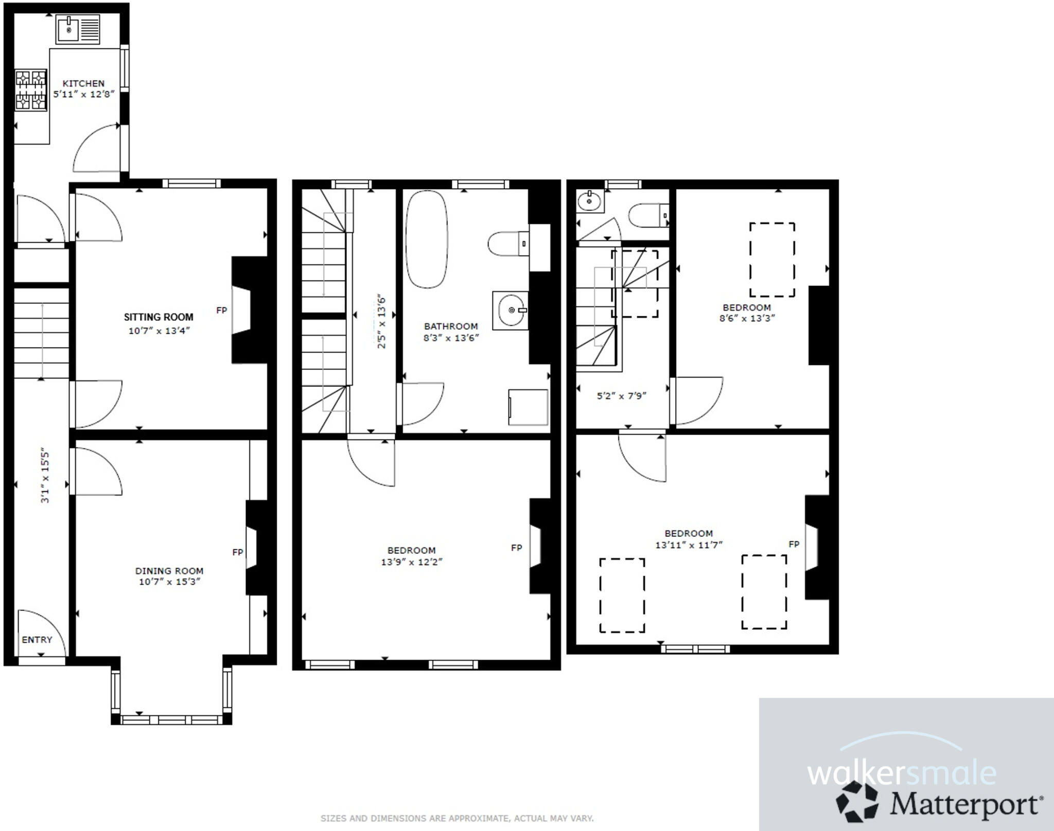 Wilton Grove, Meanwood/Far Headingley border, Leeds, West Yorkshire floorplan