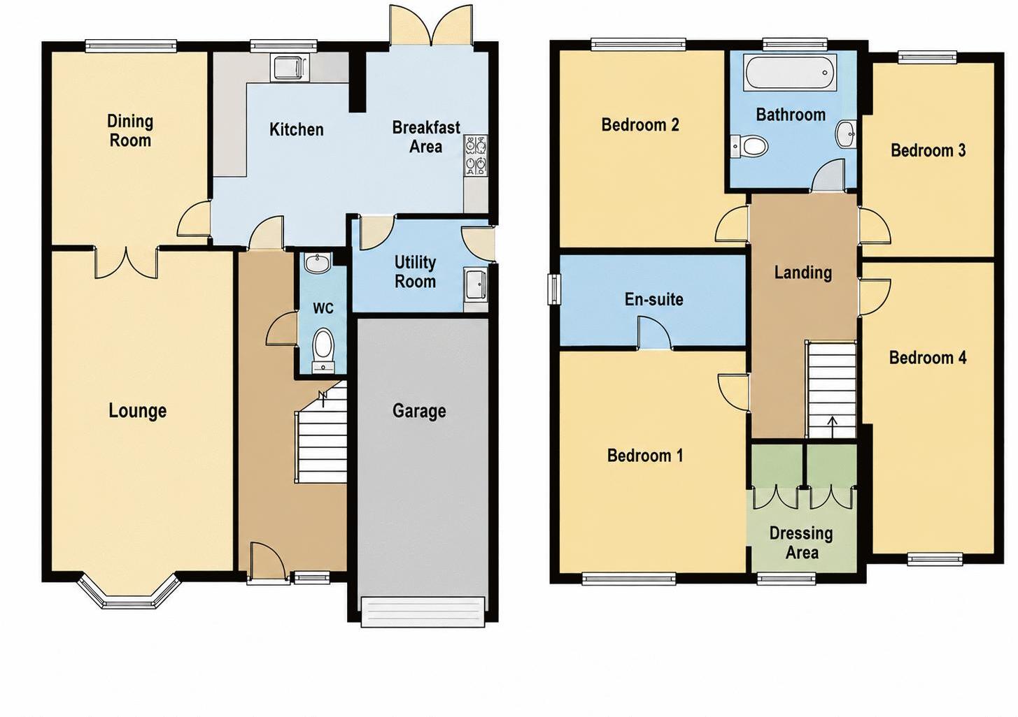 Oak Vale, Burntwood, WS7 3XG floorplan